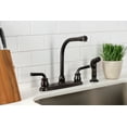 thumbnail image 4 of Kingston Brass KB715RXLSP Restoration 8-Inch Centerset Kitchen Faucet with Side Sprayer, Oil Rubbed Bronze, 4 of 5