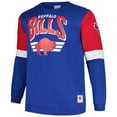 thumbnail image 2 of Men's Mitchell & Ness Royal Buffalo Bills Big & Tall Fleece Pullover Sweatshirt, 2 of 3