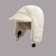 thumbnail image 4 of Aellinatey Winter Earflap Hat for Teen Reversible Double Sided Skiing Riding Trapper Hat, 4 of 20