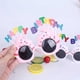 thumbnail image 3 of Jumpingount Gafas de fiesta, gafas de cumpleaños, accesorio de vestir, gafas decorativas, decoración de ropa para niños, regalo, gafas de sol portátiles Cadenas y cordones para anteojos Rosado Jumpingount AP012698-03, 3 of 6