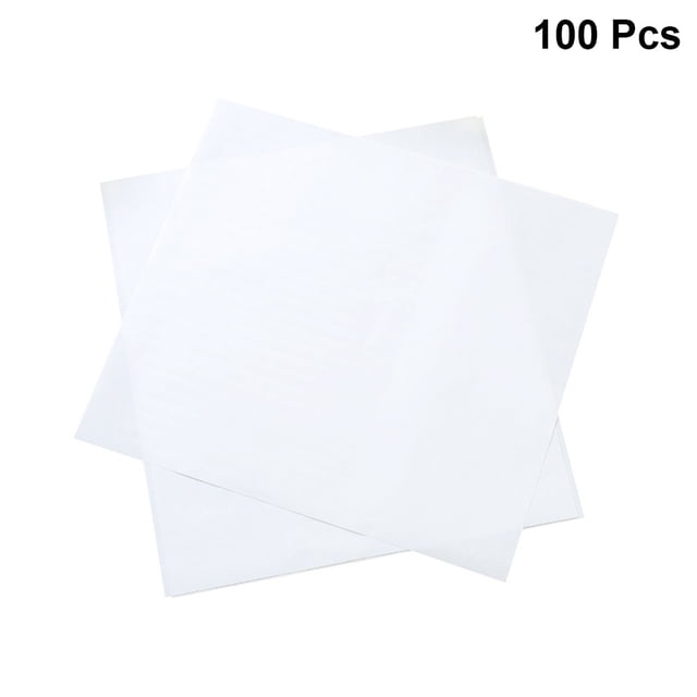 Minkissy 100pcs Disposable Paper Liner Oil Absorbing Sheets for Kitchen Needs and Food Preparation