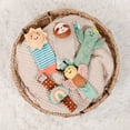 thumbnail image 5 of The Peanutshell Boho 5-Pc Wrist & Sock Baby Rattle Set Baby Toys Baby Shower Gifts, 5 of 6