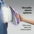 thumbnail image 5 of Hamilton Beach Clothing Iron, Steam Iron for Clothes with Extra-Glide Nonstick Soleplate, Purple, 5 of 8