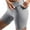 Gray, variant on Summer Fashion Plus Size Yoga Shorts for Womens 2025 High Waist Solid Color Elastic High Waist Lift The Hip Yoga Shorts