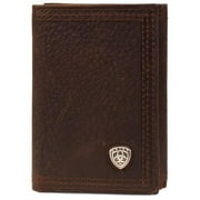 ARIAT ARIAT Mens TriFold Ariat Shield Ornament Wallet