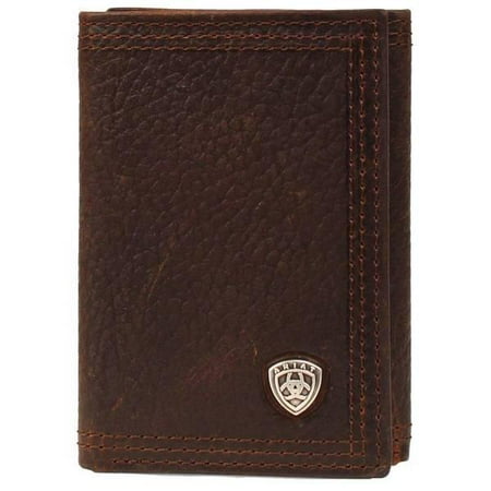 ARIAT ARIAT Mens TriFold Ariat Shield Ornament Wallet