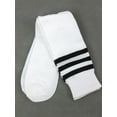 thumbnail image 3 of Striped Knee High Football Socks Soccer Hockey Sport Long Tube Stocking, 3 of 6