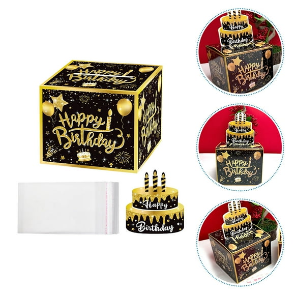 KAKOWELY 1Jgo Kit Caja Para Dinero Fiesta Cumpleaños Con Innovadora