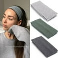thumbnail image 2 of Wide Elastic Yoga/Sports Sweatband/Headband  for Women and Girls in Solid Colors, 2 of 36