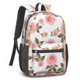 thumbnail image 2 of Pioneer Flower Floral Print Pattern 17" School Backpacks for Teens,Waterproof Oxford Fabric,S-Shape Padded Straps for School,Travel,Hiking,Camping, 2 of 6