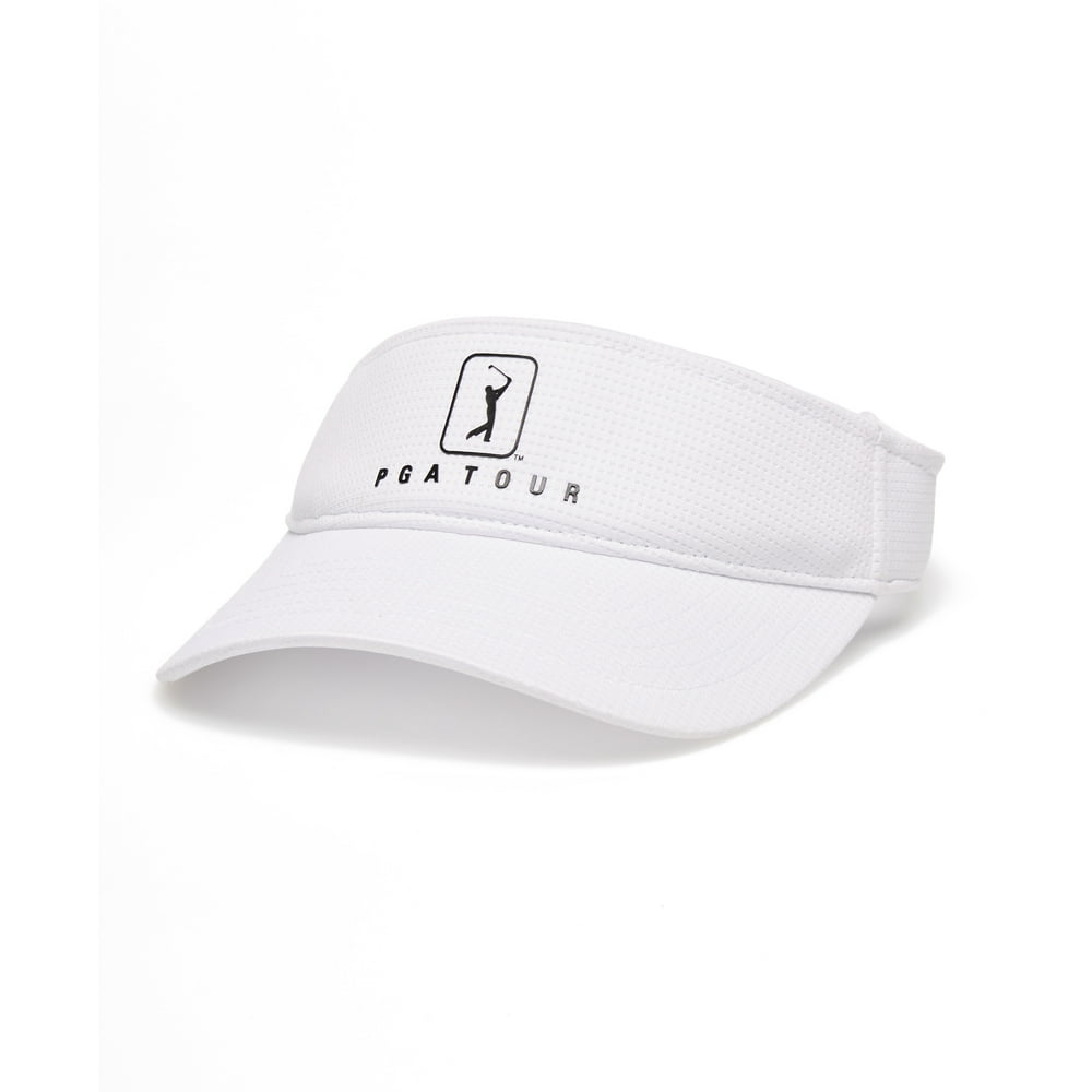 PGA Tour Airflux Mesh Golf Visor, White