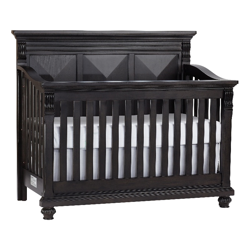 Kingsley Sedona Traditional Wood 4in1 Lifetime Crib in Bittersweet