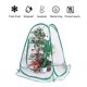 thumbnail image 2 of Guardapolvo Invernadero Mini cubierta de plantas Pop Up Invernaderos de PVC Protección de patio trasero para cultivo de flores Jardinería Refugio de lluvia Tiendas de campaña heladas para plantas al a Abanopi Guardapolvo, 2 of 7