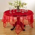 thumbnail image 4 of Saro Lifestyle Sheer Organza Tablecloth, 4 of 7