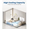 thumbnail image 2 of CRZOE 8000BTUs Window Air Conditioner, Window AC Unit Cooling up to 350sq.ft, 4 Modes and 3 Fan Speeds, 24H Timer, Remote Control, Quiet Operation, Reusable Filter, 2 of 8