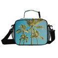 thumbnail image 5 of ALAZA Palm Tree Summer Blue Sky Lunch Box Insulated Cooler Bag Reusable Tote Bags Shoulder Strap, 5 of 7
