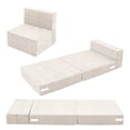 thumbnail image 1 of Slsy Colchón Sofá Cama Plegable para Niños, colchón infantil triple plegable, sofá futón plegable, cama de suelo plegable para juego y descanso en habitaciones infantiles., 1 of 2