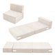 thumbnail image 1 of Slsy Colchón Sofá Cama Plegable para Niños, colchón infantil triple plegable, sofá futón plegable, cama de suelo plegable para juego y descanso en habitaciones infantiles., 1 of 2