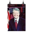 thumbnail image 2 of Print: Jimmy Carter, Head-And-Shoulders Portrait, Facing Front, Next To An, 2 of 4