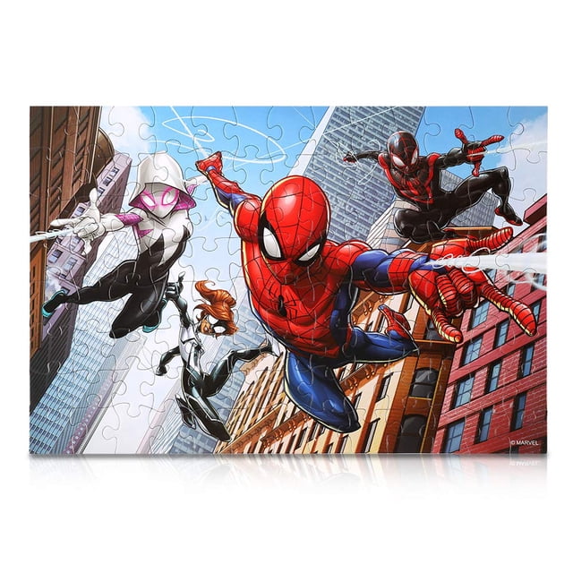 Puzzle Mysj Kids de 100 piezas para niños de 5 a 12 años con póster