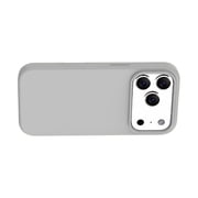 Minimalist Silicone Case for iPhone 17 Pro Max - Gray