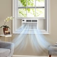 thumbnail image 2 of CRZOE 10000BTUs Window Air Conditioner, Window AC Unit Cooling up to 450sq.ft, 4 Modes and 3 Fan Speeds, 24H Timer, Remote Control, Quiet Operation, Reusable Filter, 2 of 7