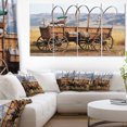 thumbnail image 1 of Old American Cart in Grassland - Oversized Landscape Canvas Art, 1 of 3