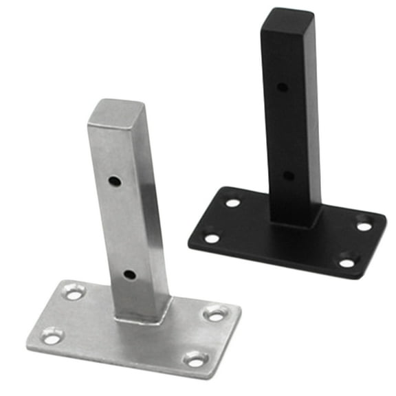 WRISTBIQUE Wall Floating Bracket Heavy Duty Silver 1Pcs 6x3.3x1.8in