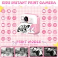 thumbnail image 6 of Freecat Kids Camera Instant Print, Unicorn Birthday Gifts for Girls Boys Age 3-12, 1080P HD Selfie Digital Camera with 32GB SD Card, Portable Camera Toy for 3 4 5 6 7 8+ Year Old Kids.(Pink), 6 of 7