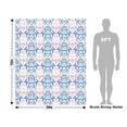 thumbnail image 3 of Rwraps Blue Art Deco Soft Lullaby Gloss Vinyl Film Wrap 59in x 3ft Vinyl Vehicle Car Film Sheet Roll, 3 of 9