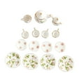 thumbnail image 2 of Mini House Tableware Set Accessory Miniature Teapot Model Kitchen Adornment 1/12 Scale Ceramic Scene Layout Dinnerware Kit Rose, 2 of 7