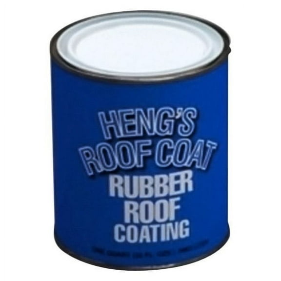 Heng's 46032, White Fibered EPDM Rubber Roof Coating, 32 oz