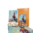 thumbnail image 3 of Wooden Jigsaw Puzzles for Adults - Uniquely Shaped Pieces - made in the USA by FoxSmartBox - 190 Pieces - The Trail Foreman, 3 of 6