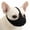 Blck, variant on Colenumone Short Snout Muzzle, 3D Breathable Air Mesh Dog Muzzle with Mouth Opening & Enlarged Eye Holes, Allows Panting Drinking Feeding, for French Bulldog Pug Shih Tzu English Bulldog