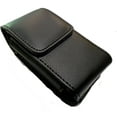 thumbnail image 2 of Leather Case with Belt Loops and Clip Compatible with Cricket Debut Flex Flip Phone, 2 of 5