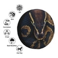 thumbnail image 4 of Susaid Ball Phyton Snake Print Tire Covers,Waterproof Anti-UV Snow Sun Rain Tire Covers for RV,Truck, SUV, Trailer, Camper-14 inch, 4 of 6