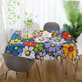 thumbnail image 3 of Yayeee Tablecloths 60" x 90" Rectangle Wrinkle Resistant Party Table Cover, Floral Fiesta, 3 of 8