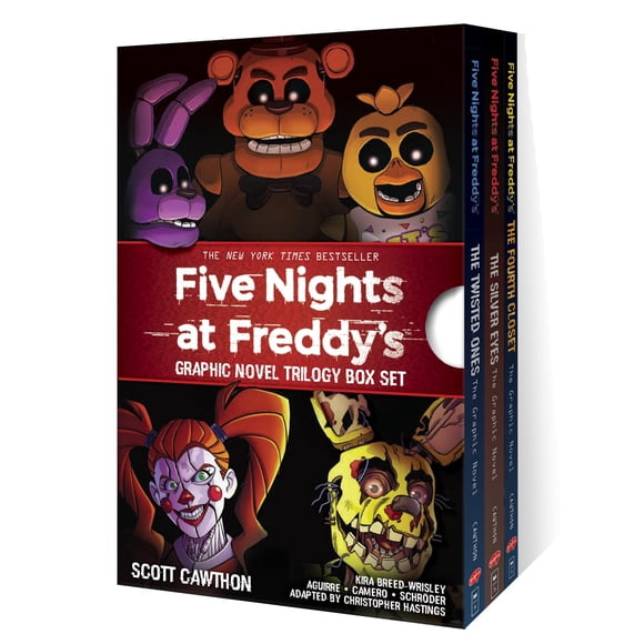 Set de libros Scholastic Five Nights at Freddy's, trilogía de novelas gráficas
