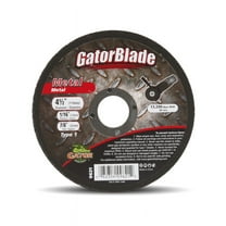 Gator 2004024 4.5 Dia. x 0.88 in. Aluminum Oxide Type 1 Metal Cut-Off Wheel