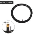 thumbnail image 4 of Motoforti 20"x2.15/2.4" Bike Inner Tube American Type Valve Bicycle Inner Tube Tyres 32mm Black, 4 of 7