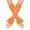 Orange, variant on Women's Sheer Fingerless Gloves Fashion Gloves Thin Soft Fishnet Spandex Sexy Fingerless Mittens Black One Size