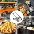 thumbnail image 4 of Potato Slicer French Fries,Stainless Steel Slicer Cutter with Suction Feet & Replacement Parts,for Kitchen Cutting Utensils, 4 of 8