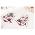 thumbnail image 2 of Black Adornos navideños 3d, colgantes de madera para colgar en el árbol de Navidad, decoración de estrella y campana, 4 Uds., 2 of 5
