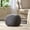 DARK GREY, variant on Bean Bag Chairs, Yuny Knitted Cotton 20 x 20 Round Pouf, Grey Lazy Sofa Chairs,Cotton Memory Foam Bean Bag Chairs, Furniture Primary Living Space Bean Bag Chairs & Lazy Sofa Chair Yuny Knitted Cotton