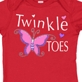 thumbnail image 4 of Inktastic Twinkle Toes Pretty Butterfly Girls Baby Bodysuit, 4 of 5