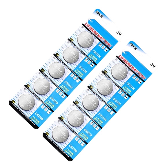 5pc/10pc CR2330 Lithium Button Long Last Power Supply CR2330 Cell For Remote Key Watches Calculators