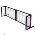 thumbnail image 4 of Topcobe Pet Gates for Kids or Pets, Solid Wood Adjustable Pet Fence Free Standing Dog Gate, Safety Child Baby Gate for House, Doorway, Stairs, 4 of 9