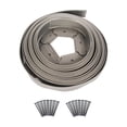 thumbnail image 1 of Borde de jardín Borde de jardín Valla de borde de jardín, Instalación sencilla, Accesorio, Borde de césped Borde de paisaje para exteriores Gris 5cmx5cm, 1 of 8