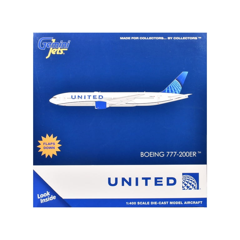 Airlines United B777-200 1/400 Gemini 航空機・ヘリコプター JC XX40206 N777UA Battleship 777-200 Boeing Airlines United Wings 航空機・ヘリコプター