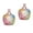 style-6, variant on 2 Pcs Glass Candy Jar with Lid Decorative Candy Bowl Crystal Covered Storage Jar